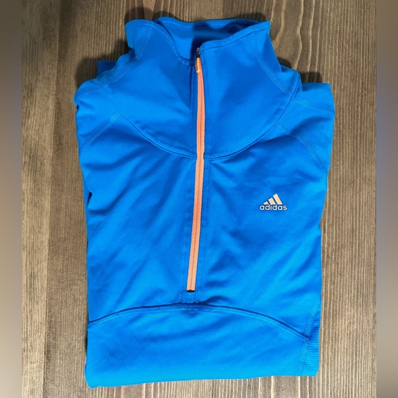 Adidas 1/4 zip running long sleeve - Picture 2 of 3